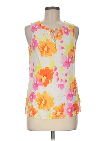 Pre-owned Crosby Sleeveless Blouse In Orange