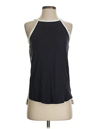 Pre-owned Crosby Tank Top Black Halter Neckline Tops