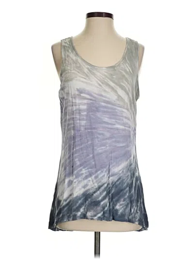 Pre-owned Crosby Tank Top Gray Halter Neckline Tops