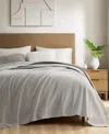 Croscill Andaz Solid Cotton Blanket, King/california King In Gray