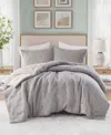 Croscill Arlo Oversized 3-pc. Comforter Set, Full/queen In Charcoal
