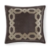 Croscill Clermont 26x26 European Euro Pillow Sham In Brown