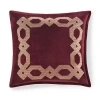 Croscill Clermont 26x26 European Euro Pillow Sham In Red