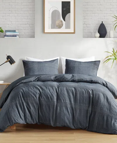 Croscill Closeout!  Anders 3-pc. Duvet Cover Set, Full/queen In Charcoal