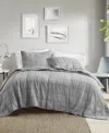 Croscill Closeout!  Gema 3-pc. Coverlet Set, Full/queen In Gray