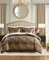 Croscill Galleria 4-pc Comforter Set, King In Brown