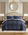 Croscill Galleria 4-pc. Jacquard Comforter Set, California King In Blue
