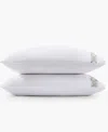 Croscill Hem 300 Thread Count Cotton Sateen Pillowcases, Standard In Gray