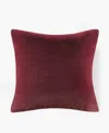 CROSCILL SABLE SOLID FAUX FUR DECORATIVE PILLOW, 20" X 20"