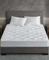 Croscill Signature Dobby Cotton Water Resistant Mattress Pads In White