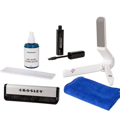 Crosley 5-in-1 Record Cleaning Kit In Blue