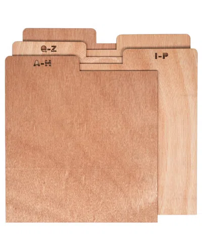 Crosley Radio Natural A-z Wood Dividers For Crate