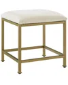 Crosley Aimee Vanity Stool In Gold
