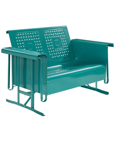 Crosley Bates Loveseat Glider In Green