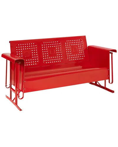 Crosley Bates Sofa Glider In Red