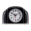 Crosley Black Vintage Alarm Clock In Black
