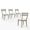 Crosley Brands Alessia 4-piece Dining Chair Set
