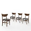 Crosley Brands Landon 4-piece Wood Dining Chair Set