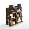 Crosley Brands Soho Record Storage Console Mahogany - Turntable Stand