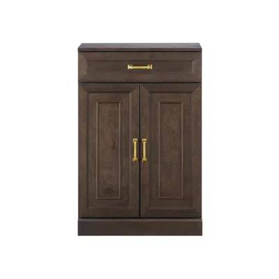Crosley Brands Stanton Kitchen Storage Cabinet In Brown