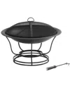 Crosley Buckner Firepit In Black