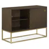 Crosley Byron Media Console In Dark Brown
