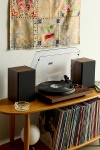 Crosley C62 Record Player & Speakers Shelf System In Brown At Urban Outfitters In Brown
