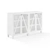 Crosley Cassai 2pc Media Storage Cabinet Set White - 2 Storage Pantries