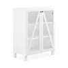 Crosley Cassai Stackable Storage Pantry White In White