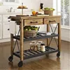 Crosley Cf3008-na Roots Rack Industrial Kitchen Cart
