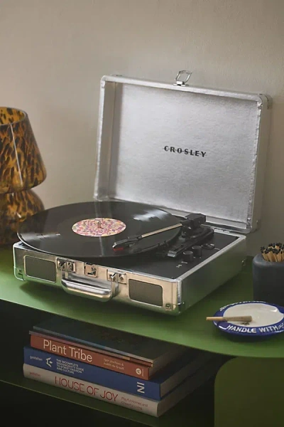 Crosley Cruiser Plus Bluetooth Record Player In Silver At Urban Outfitters