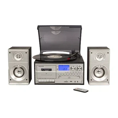 Crosley Eclipse Entertainment Center In Silver