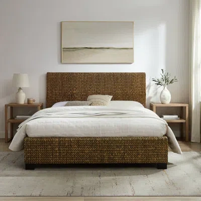 Crosley Edgewater Square King Bed In Brown