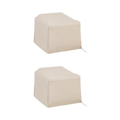 Crosley Furniture 2pc Furniture Cover Set Tan - 2 Chairs In Neutral