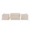 Crosley Furniture 4pc Furniture Cover Set Tan - Loveseat, 2 Chairs, & Coffee