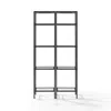 Crosley Furniture Aimee 2pc Etagere Set Soft Gold, 2 Narrow Etageres