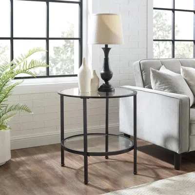 Crosley Furniture Aimee End Table Oil Rubbed Bronze