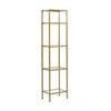 Crosley Furniture Aimee Narrow Etagere Soft Gold
