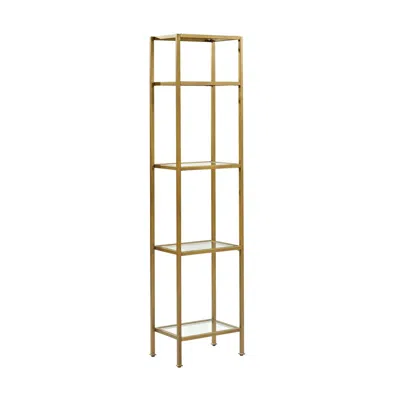 Crosley Furniture Aimee Narrow Etagere Soft Gold