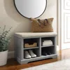 Crosley Furniture Anderson Storage Bench Gray/tan
