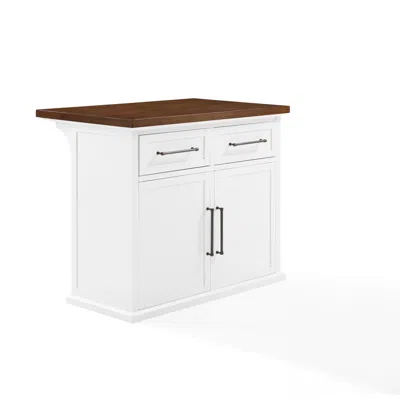 Crosley Furniture Bartlett Wood Top Kitchen Island