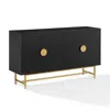 Crosley Furniture Blair Sideboard Matte Black/gold