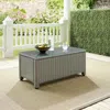 Crosley Furniture Bradenton Outdoor Wicker Coffee Table Gray
