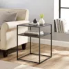 Crosley Furniture Braxton End Table Matte Black