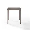 Crosley Furniture Cali Bay Outdoor Metal Side Table Light Brown