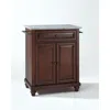 Crosley Furniture Cambridge Granite Top Portable Kitchen Island/cart Mahogany/gray