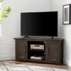 Crosley Furniture Camden 48" Corner Tv Stand Dark Walnut