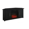 Crosley Furniture Camden 48" Corner Tv Stand W/fireplace Black