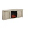 Crosley Furniture Camden Corner Fireplace Tv Stand For 65+ Inch Tv In Gray
