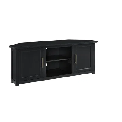 Crosley Furniture Camden Corner Tv Stand For 65+ Inch Tv In Black